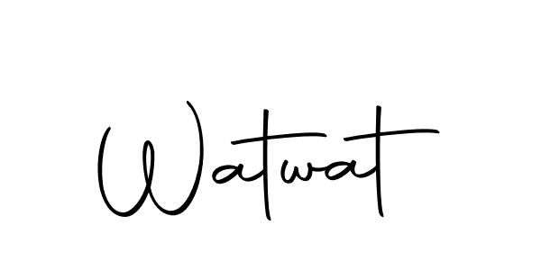 Make a beautiful signature design for name Watwat. With this signature (Autography-DOLnW) style, you can create a handwritten signature for free. Watwat signature style 10 images and pictures png