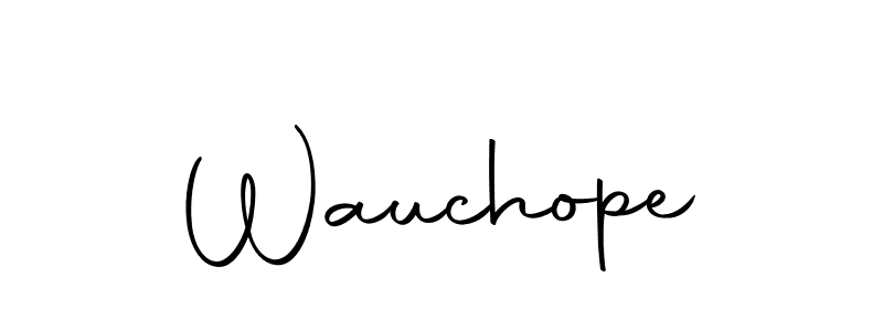 if you are searching for the best signature style for your name Wauchope. so please give up your signature search. here we have designed multiple signature styles  using Autography-DOLnW. Wauchope signature style 10 images and pictures png