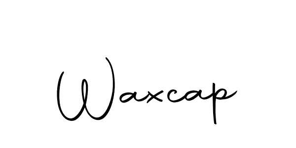You should practise on your own different ways (Autography-DOLnW) to write your name (Waxcap) in signature. don't let someone else do it for you. Waxcap signature style 10 images and pictures png