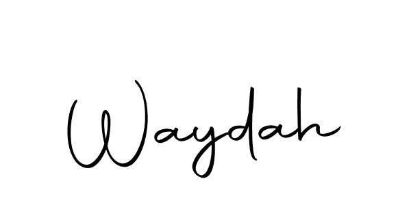 How to make Waydah signature? Autography-DOLnW is a professional autograph style. Create handwritten signature for Waydah name. Waydah signature style 10 images and pictures png
