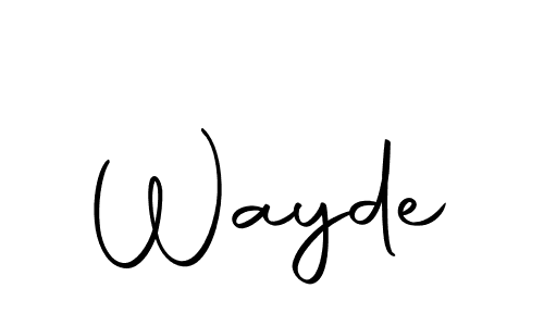 Make a short Wayde signature style. Manage your documents anywhere anytime using Autography-DOLnW. Create and add eSignatures, submit forms, share and send files easily. Wayde signature style 10 images and pictures png