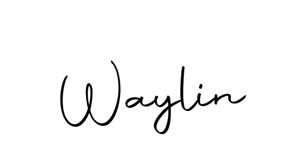 You should practise on your own different ways (Autography-DOLnW) to write your name (Waylin) in signature. don't let someone else do it for you. Waylin signature style 10 images and pictures png