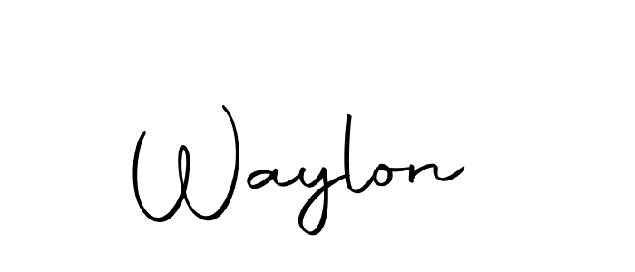 Also we have Waylon  name is the best signature style. Create professional handwritten signature collection using Autography-DOLnW autograph style. Waylon  signature style 10 images and pictures png