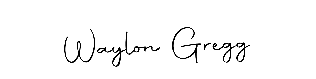 The best way (Autography-DOLnW) to make a short signature is to pick only two or three words in your name. The name Waylon Gregg include a total of six letters. For converting this name. Waylon Gregg signature style 10 images and pictures png