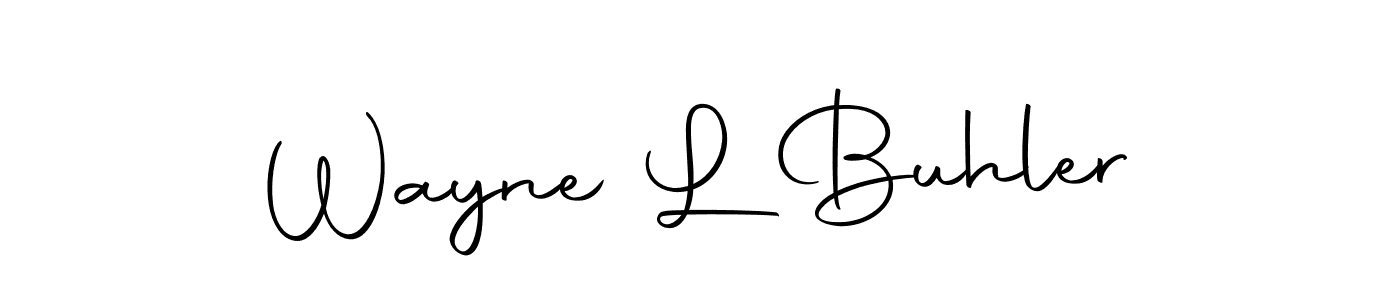 Design your own signature with our free online signature maker. With this signature software, you can create a handwritten (Autography-DOLnW) signature for name Wayne L Buhler. Wayne L Buhler signature style 10 images and pictures png