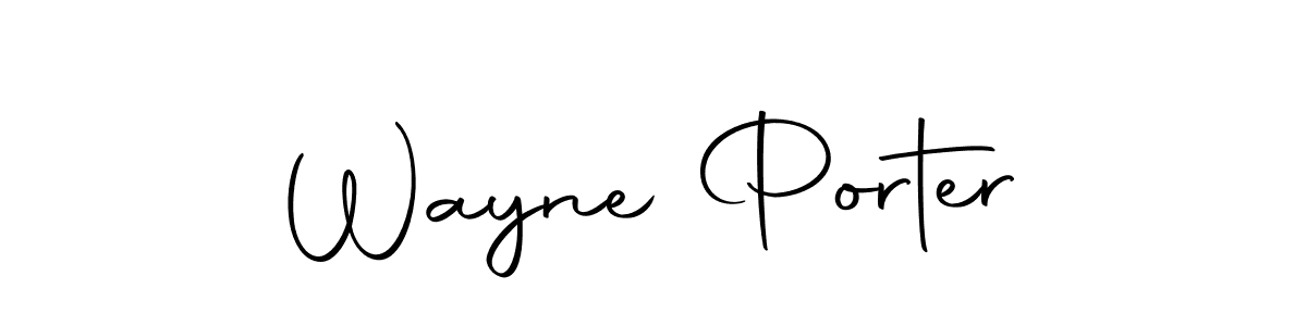 Make a beautiful signature design for name Wayne Porter. Use this online signature maker to create a handwritten signature for free. Wayne Porter signature style 10 images and pictures png