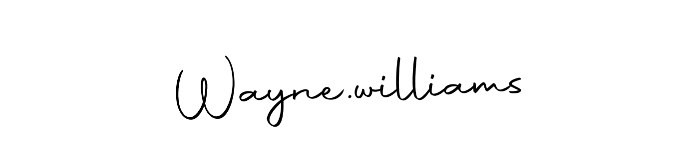 Make a beautiful signature design for name Wayne.williams. Use this online signature maker to create a handwritten signature for free. Wayne.williams signature style 10 images and pictures png