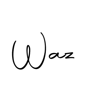 Waz stylish signature style. Best Handwritten Sign (Autography-DOLnW) for my name. Handwritten Signature Collection Ideas for my name Waz. Waz signature style 10 images and pictures png