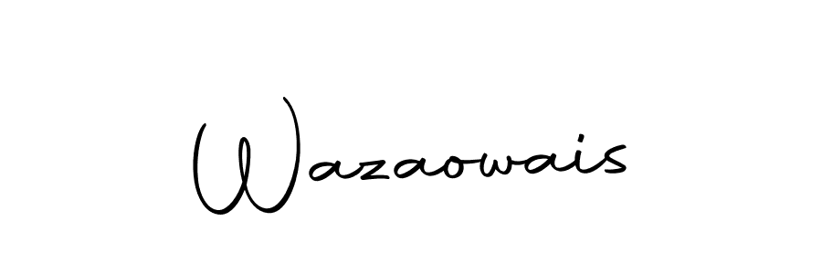 How to make Wazaowais name signature. Use Autography-DOLnW style for creating short signs online. This is the latest handwritten sign. Wazaowais signature style 10 images and pictures png