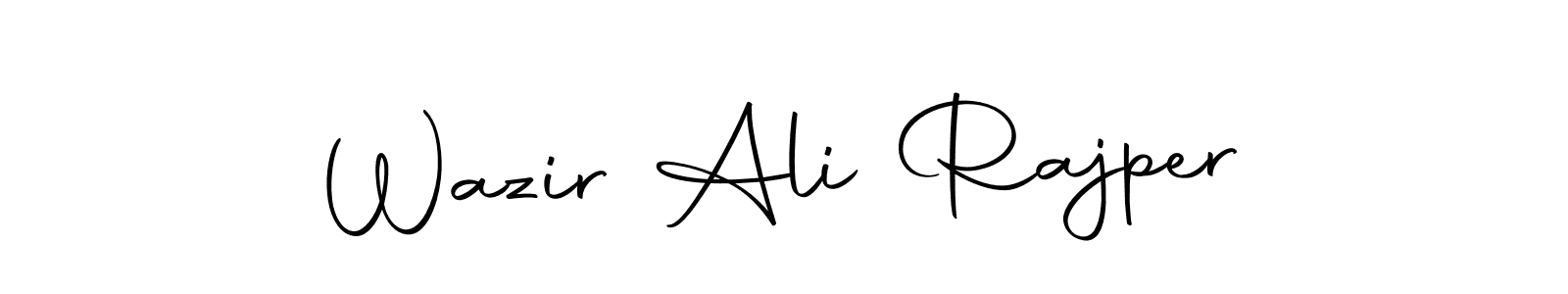 Here are the top 10 professional signature styles for the name Wazir Ali Rajper. These are the best autograph styles you can use for your name. Wazir Ali Rajper signature style 10 images and pictures png