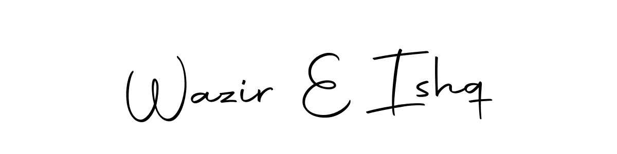 Also we have Wazir E Ishq name is the best signature style. Create professional handwritten signature collection using Autography-DOLnW autograph style. Wazir E Ishq signature style 10 images and pictures png