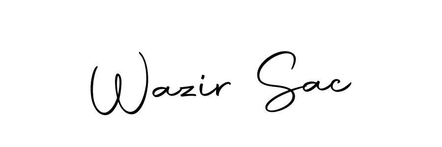 You can use this online signature creator to create a handwritten signature for the name Wazir Sac. This is the best online autograph maker. Wazir Sac signature style 10 images and pictures png