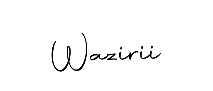 Wazirii stylish signature style. Best Handwritten Sign (Autography-DOLnW) for my name. Handwritten Signature Collection Ideas for my name Wazirii. Wazirii signature style 10 images and pictures png