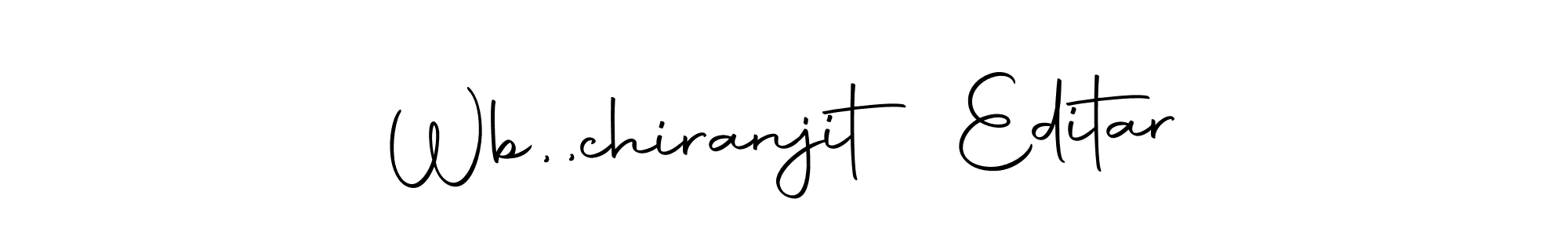 Make a beautiful signature design for name Wb,,chiranjit Editar. With this signature (Autography-DOLnW) style, you can create a handwritten signature for free. Wb,,chiranjit Editar signature style 10 images and pictures png