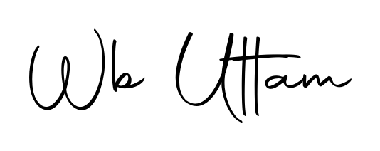 An effortless, minimalist signature concept for Wb Uttam using Autography-DOLnW design. Clean lines that look great on any document. Wb Uttam signature style 10 images and pictures png