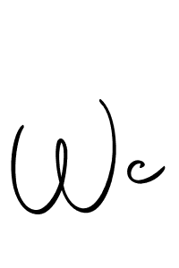 Use a signature maker to create a handwritten signature online. With this signature software, you can design (Autography-DOLnW) your own signature for name Wc. Wc signature style 10 images and pictures png