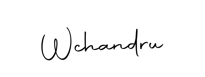 Also we have Wchandru name is the best signature style. Create professional handwritten signature collection using Autography-DOLnW autograph style. Wchandru signature style 10 images and pictures png