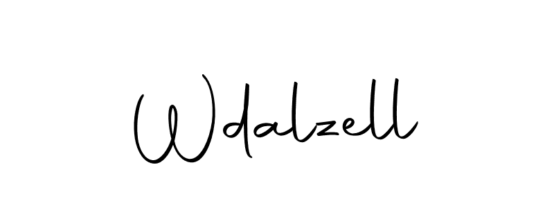 Make a beautiful signature design for name Wdalzell. Use this online signature maker to create a handwritten signature for free. Wdalzell signature style 10 images and pictures png