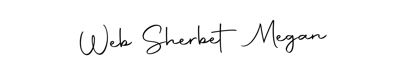 You can use this online signature creator to create a handwritten signature for the name Web Sherbet Megan. This is the best online autograph maker. Web Sherbet Megan signature style 10 images and pictures png