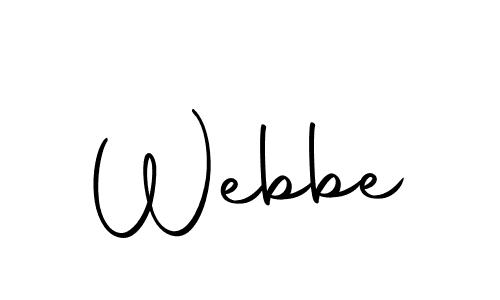 How to make Webbe signature? Autography-DOLnW is a professional autograph style. Create handwritten signature for Webbe name. Webbe signature style 10 images and pictures png