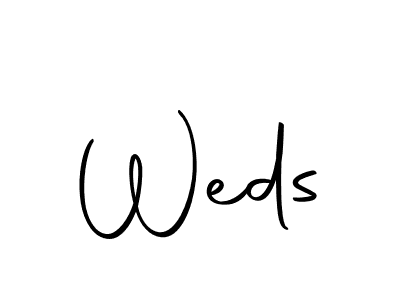 The best way (Autography-DOLnW) to make a short signature is to pick only two or three words in your name. The name Weds include a total of six letters. For converting this name. Weds signature style 10 images and pictures png