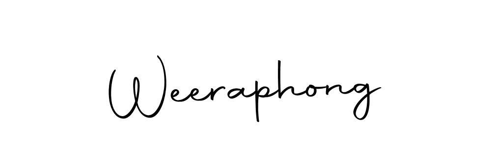 Make a beautiful signature design for name Weeraphong. With this signature (Autography-DOLnW) style, you can create a handwritten signature for free. Weeraphong signature style 10 images and pictures png