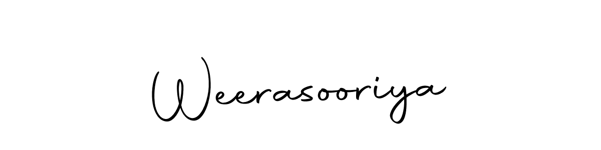 Design your own signature with our free online signature maker. With this signature software, you can create a handwritten (Autography-DOLnW) signature for name Weerasooriya. Weerasooriya signature style 10 images and pictures png