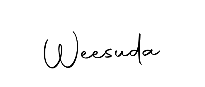 You can use this online signature creator to create a handwritten signature for the name Weesuda. This is the best online autograph maker. Weesuda signature style 10 images and pictures png