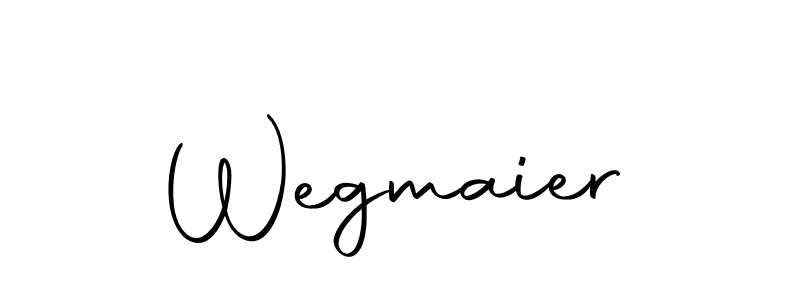 Create a beautiful signature design for name Wegmaier. With this signature (Autography-DOLnW) fonts, you can make a handwritten signature for free. Wegmaier signature style 10 images and pictures png