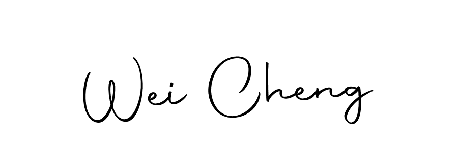 Wei Cheng stylish signature style. Best Handwritten Sign (Autography-DOLnW) for my name. Handwritten Signature Collection Ideas for my name Wei Cheng. Wei Cheng signature style 10 images and pictures png