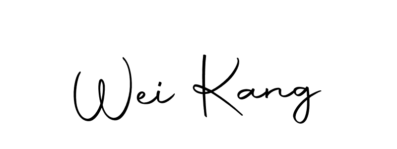 How to make Wei Kang name signature. Use Autography-DOLnW style for creating short signs online. This is the latest handwritten sign. Wei Kang signature style 10 images and pictures png