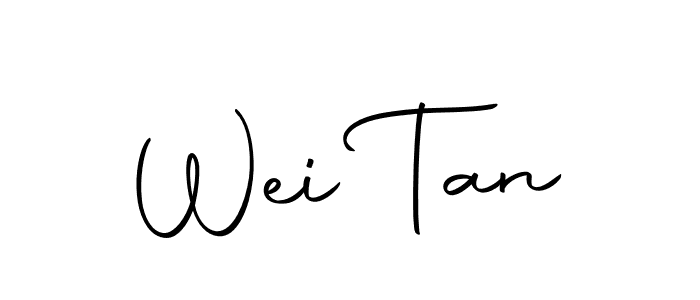 The best way (Autography-DOLnW) to make a short signature is to pick only two or three words in your name. The name Wei Tan include a total of six letters. For converting this name. Wei Tan signature style 10 images and pictures png