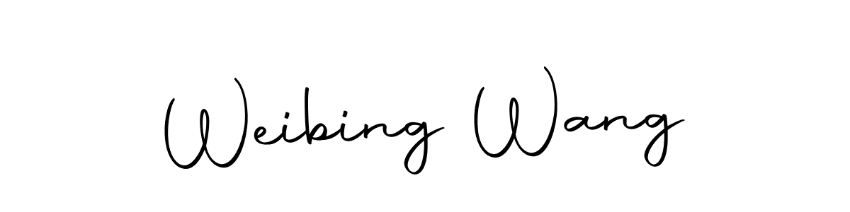 How to make Weibing Wang signature? Autography-DOLnW is a professional autograph style. Create handwritten signature for Weibing Wang name. Weibing Wang signature style 10 images and pictures png