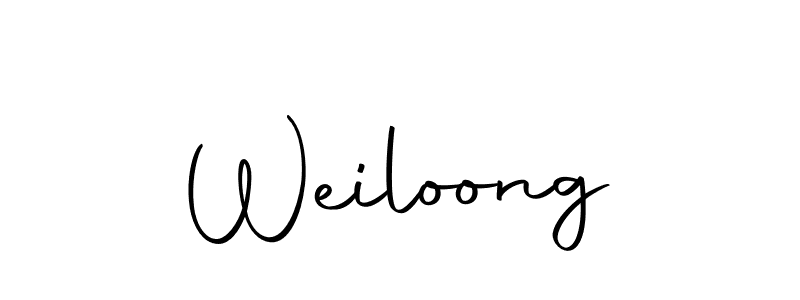 Make a beautiful signature design for name Weiloong. With this signature (Autography-DOLnW) style, you can create a handwritten signature for free. Weiloong signature style 10 images and pictures png
