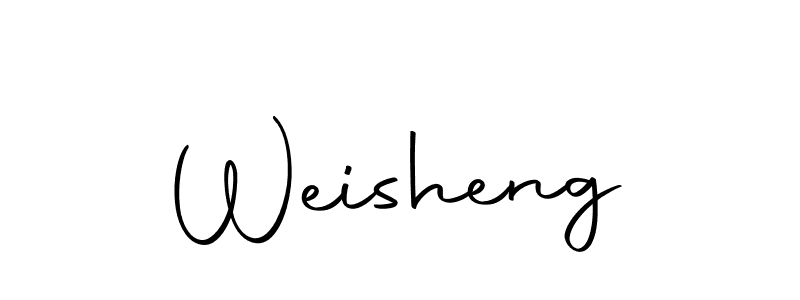 Weisheng stylish signature style. Best Handwritten Sign (Autography-DOLnW) for my name. Handwritten Signature Collection Ideas for my name Weisheng. Weisheng signature style 10 images and pictures png