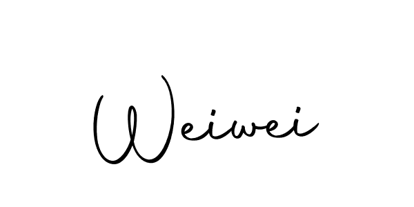 Create a beautiful signature design for name Weiwei. With this signature (Autography-DOLnW) fonts, you can make a handwritten signature for free. Weiwei signature style 10 images and pictures png
