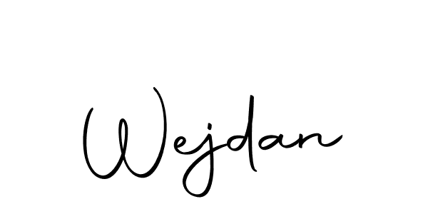 Make a beautiful signature design for name Wejdan. With this signature (Autography-DOLnW) style, you can create a handwritten signature for free. Wejdan signature style 10 images and pictures png