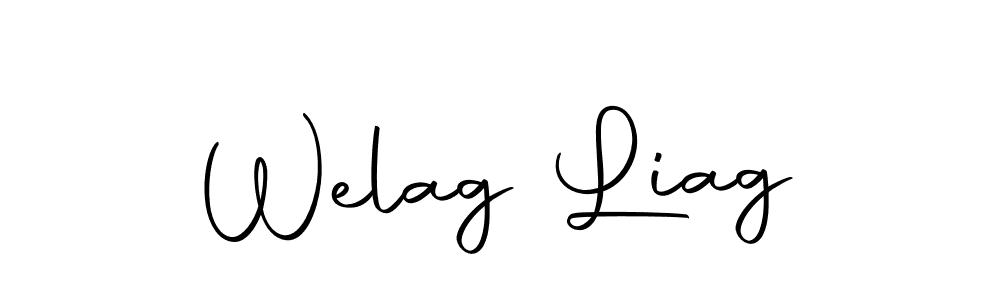 You can use this online signature creator to create a handwritten signature for the name Welag Liag. This is the best online autograph maker. Welag Liag signature style 10 images and pictures png