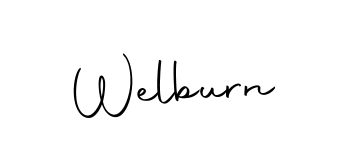 if you are searching for the best signature style for your name Welburn. so please give up your signature search. here we have designed multiple signature styles  using Autography-DOLnW. Welburn signature style 10 images and pictures png