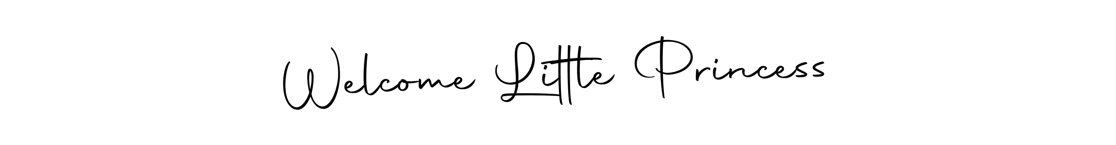 Make a beautiful signature design for name Welcome Little Princess. Use this online signature maker to create a handwritten signature for free. Welcome Little Princess signature style 10 images and pictures png