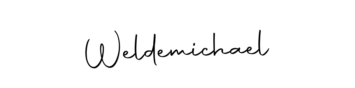 if you are searching for the best signature style for your name Weldemichael. so please give up your signature search. here we have designed multiple signature styles  using Autography-DOLnW. Weldemichael signature style 10 images and pictures png