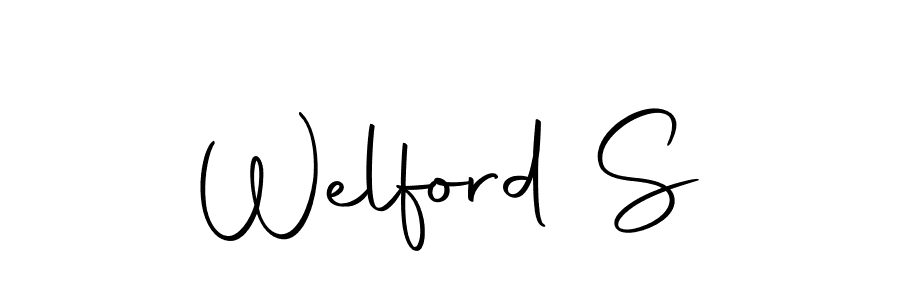 Make a beautiful signature design for name Welford S. With this signature (Autography-DOLnW) style, you can create a handwritten signature for free. Welford S signature style 10 images and pictures png