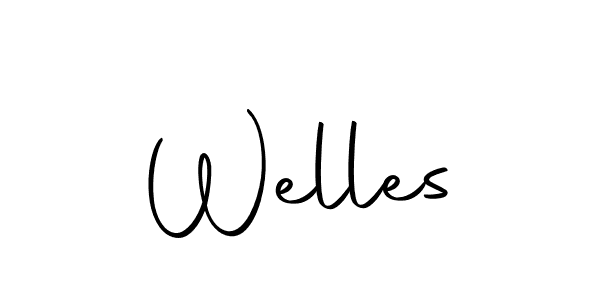 You should practise on your own different ways (Autography-DOLnW) to write your name (Welles) in signature. don't let someone else do it for you. Welles signature style 10 images and pictures png