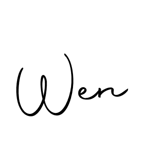 How to make Wen name signature. Use Autography-DOLnW style for creating short signs online. This is the latest handwritten sign. Wen signature style 10 images and pictures png