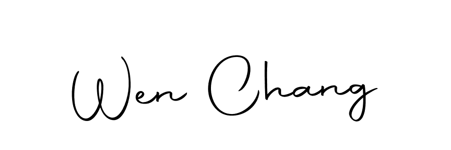 Wen Chang stylish signature style. Best Handwritten Sign (Autography-DOLnW) for my name. Handwritten Signature Collection Ideas for my name Wen Chang. Wen Chang signature style 10 images and pictures png