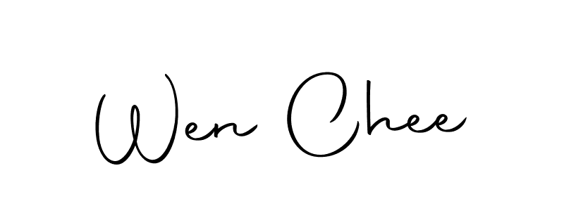 How to make Wen Chee name signature. Use Autography-DOLnW style for creating short signs online. This is the latest handwritten sign. Wen Chee signature style 10 images and pictures png
