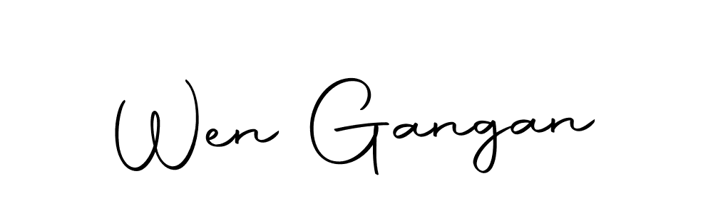 Once you've used our free online signature maker to create your best signature Autography-DOLnW style, it's time to enjoy all of the benefits that Wen Gangan name signing documents. Wen Gangan signature style 10 images and pictures png