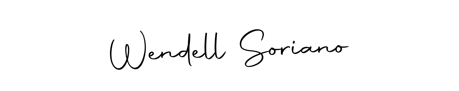 You can use this online signature creator to create a handwritten signature for the name Wendell Soriano. This is the best online autograph maker. Wendell Soriano signature style 10 images and pictures png