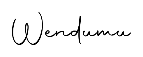 The Autography-DOLnW typeface gives name Wendumu a refined look. Suitable for certificates, diplomas, and official verification. Wendumu signature style 10 images and pictures png