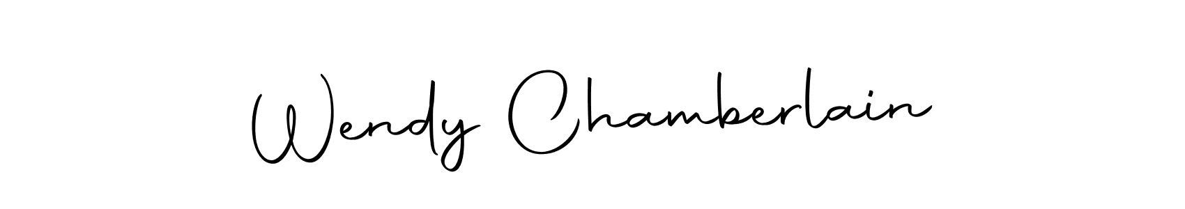 Here are the top 10 professional signature styles for the name Wendy Chamberlain. These are the best autograph styles you can use for your name. Wendy Chamberlain signature style 10 images and pictures png